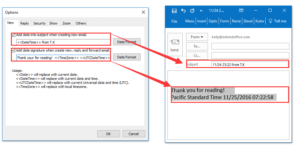 outlook insert as text missing